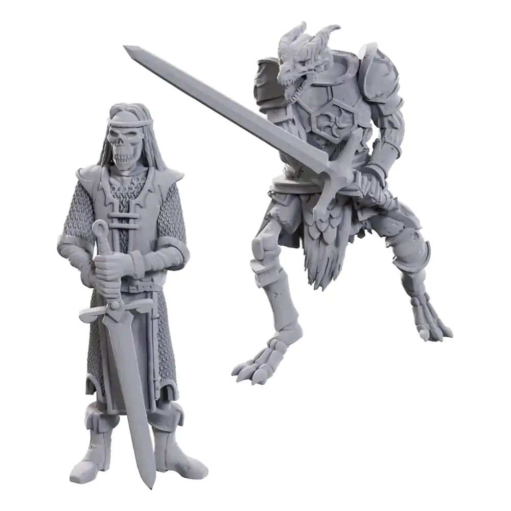 D&D Nolzur's Marvelous Miniatures Neobojane minijature 2-Pack 50th Anniversary Skeleton Knights fotografija proizvoda