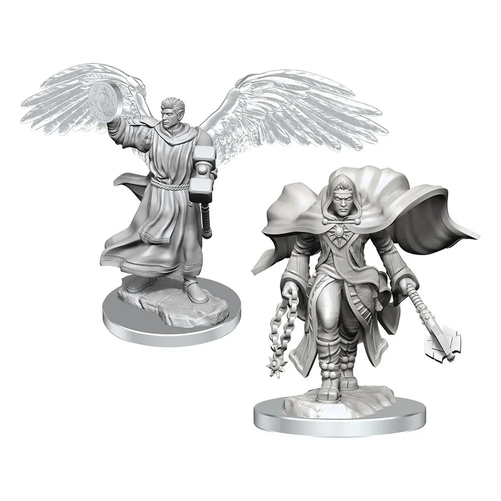 D&D Nolzur's Marvelous Miniatures Neobojane Mini figure 2-Pack Aasimar Svećenik Muški fotografija proizvoda