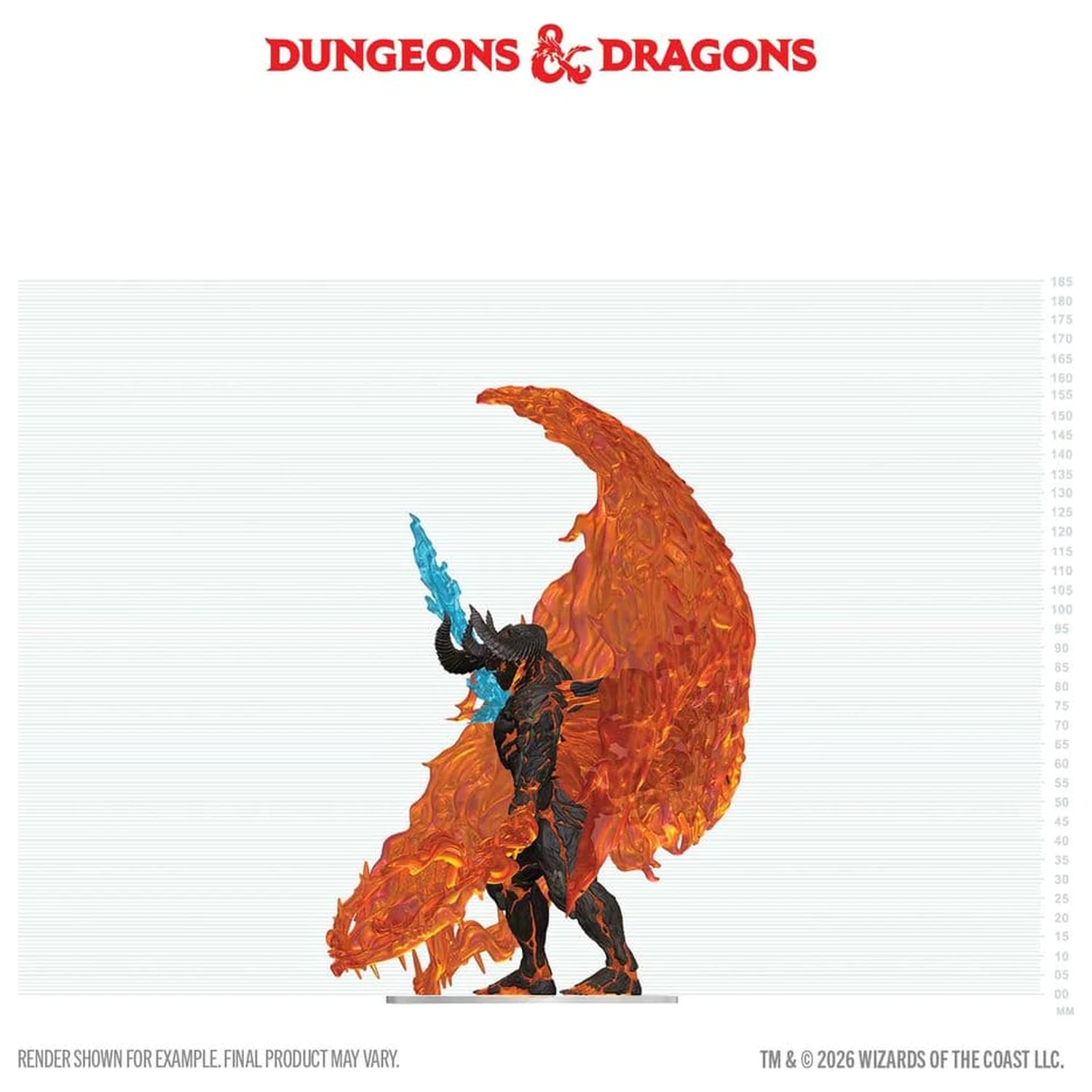 D&D Icons of the Realms Balor 20 cm zapakirane obojene minijature fotografija proizvoda