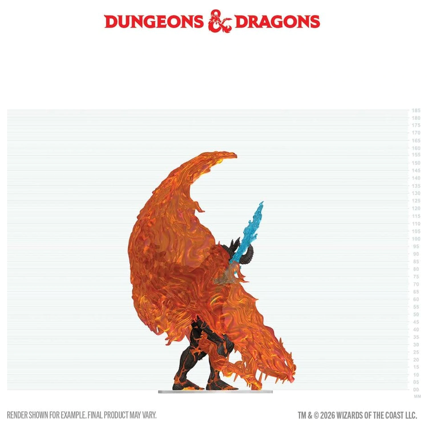 D&D Icons of the Realms Balor 20 cm zapakirane obojene minijature fotografija proizvoda