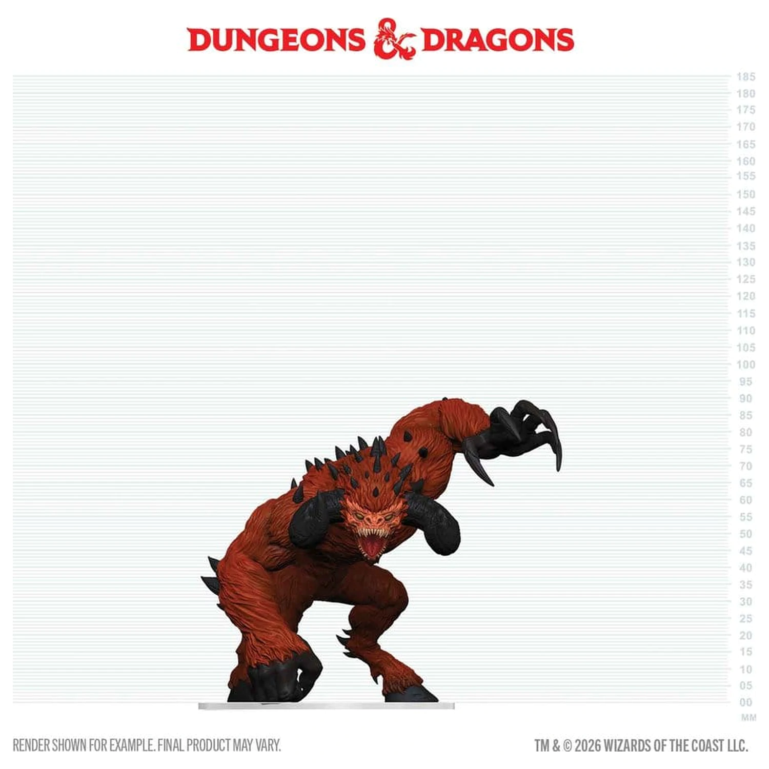 D&D Icons of the Realms Boxed prepainted Minijature Goristro 15 cm fotografija proizvoda