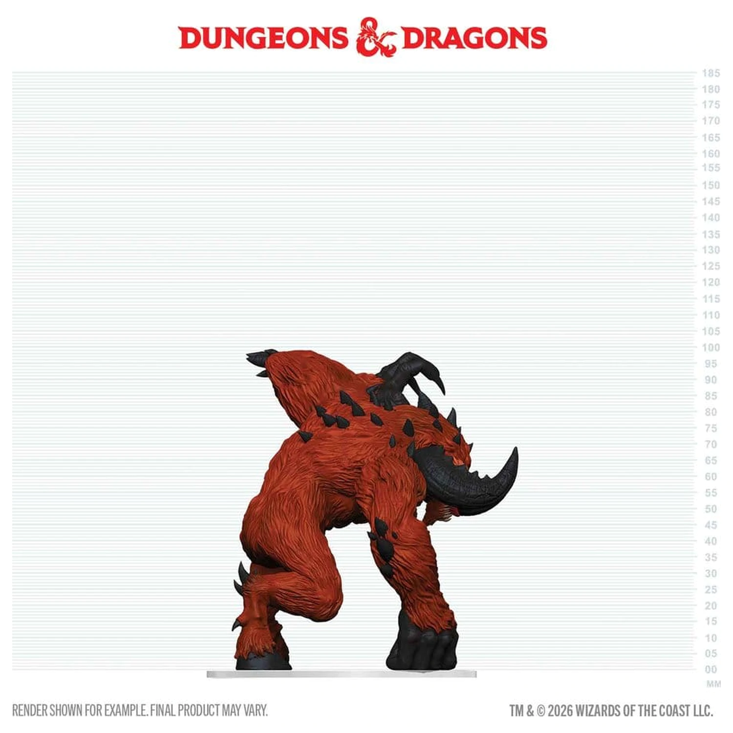 D&D Icons of the Realms Boxed prepainted Minijature Goristro 15 cm fotografija proizvoda