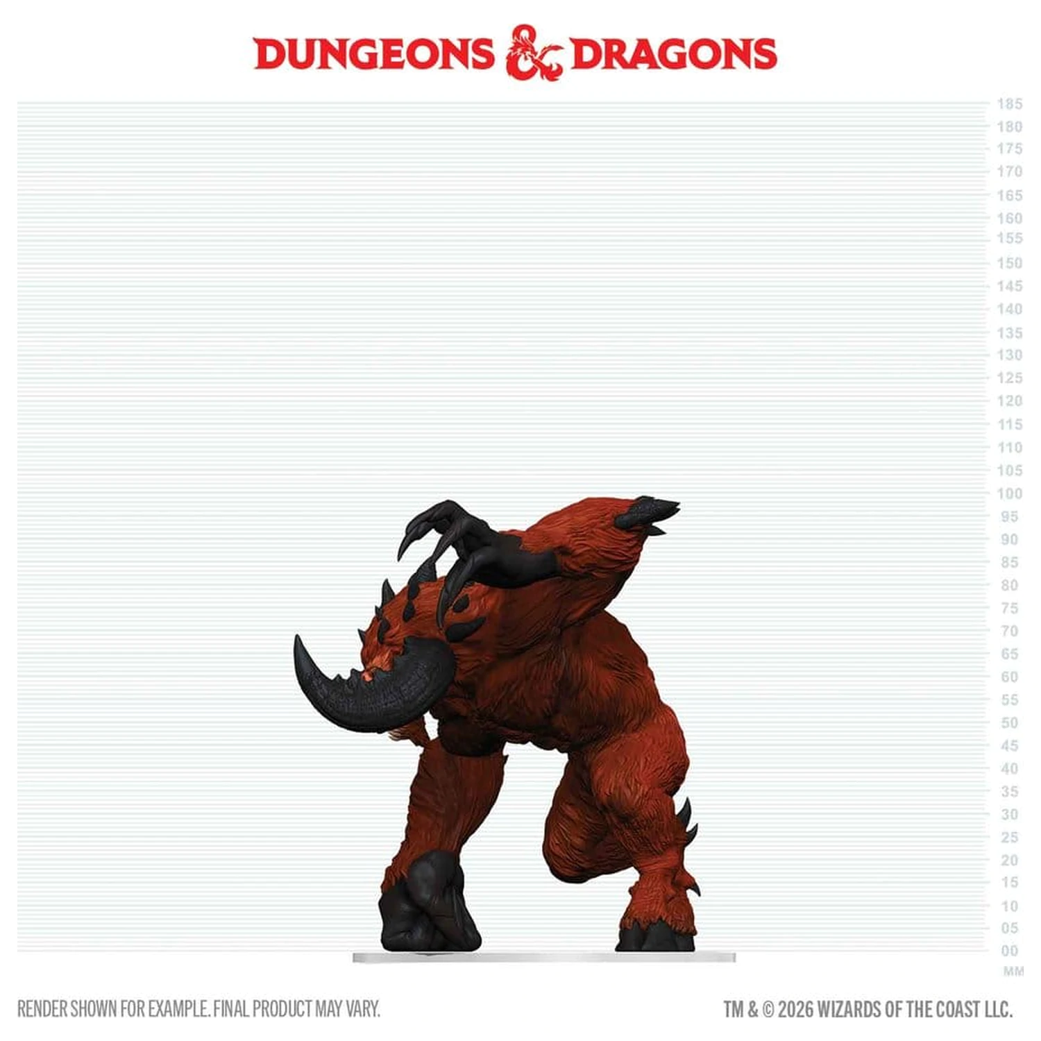D&D Icons of the Realms Boxed prepainted Minijature Goristro 15 cm fotografija proizvoda