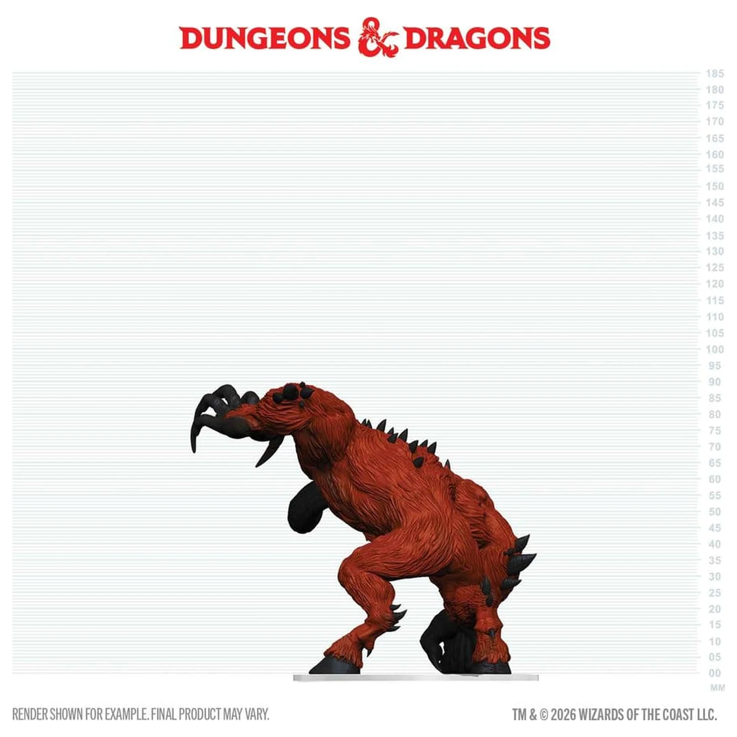 D&D Icons of the Realms Boxed prepainted Minijature Goristro 15 cm fotografija proizvoda