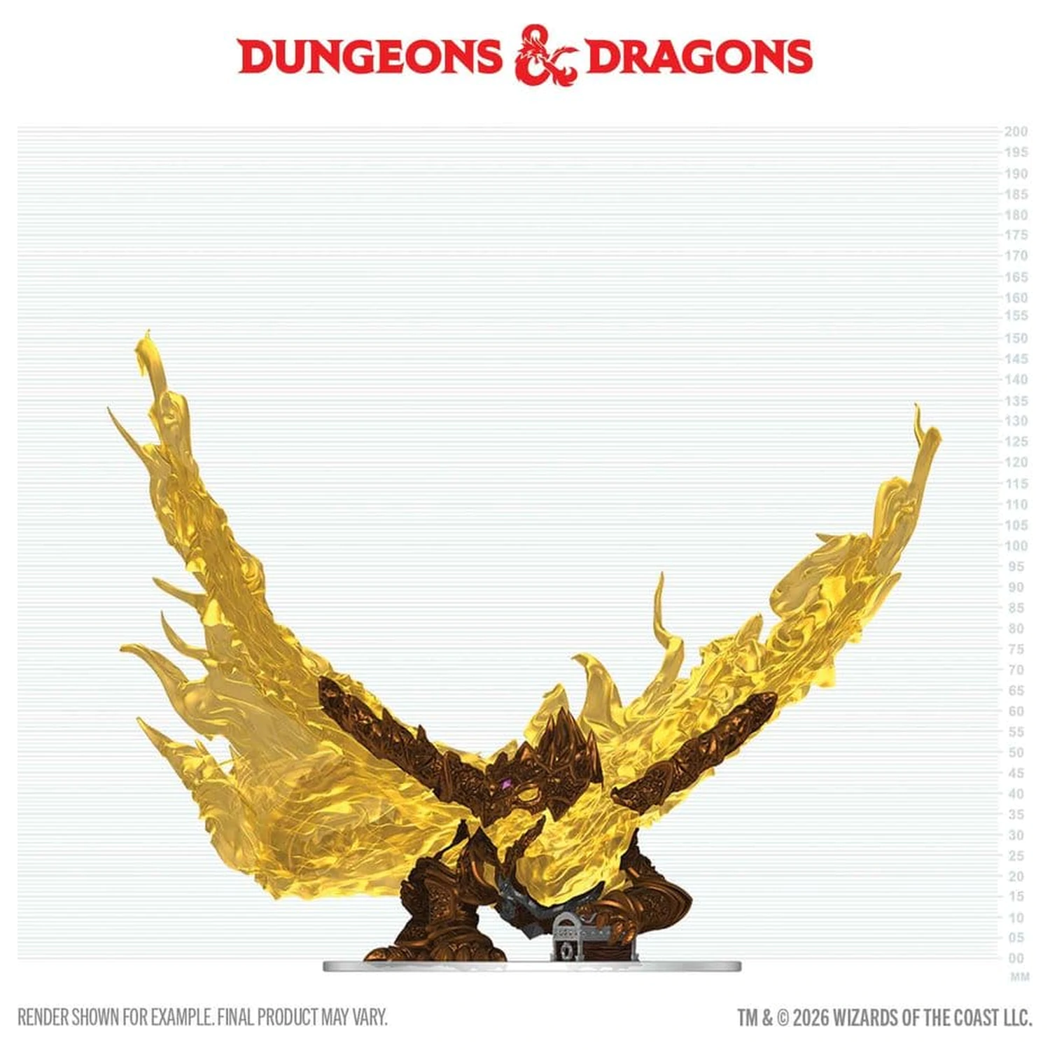 D&D Icons of the Realms Boxed prepainted Miniatures Šuplji zmaj 18 cm fotografija proizvoda