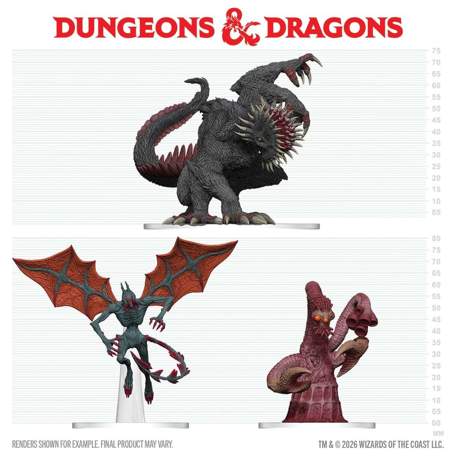 D&D Icons of the Realms Boxed prethodno obojene minijature Maddening Monsters of Ravenloft fotografija proizvoda