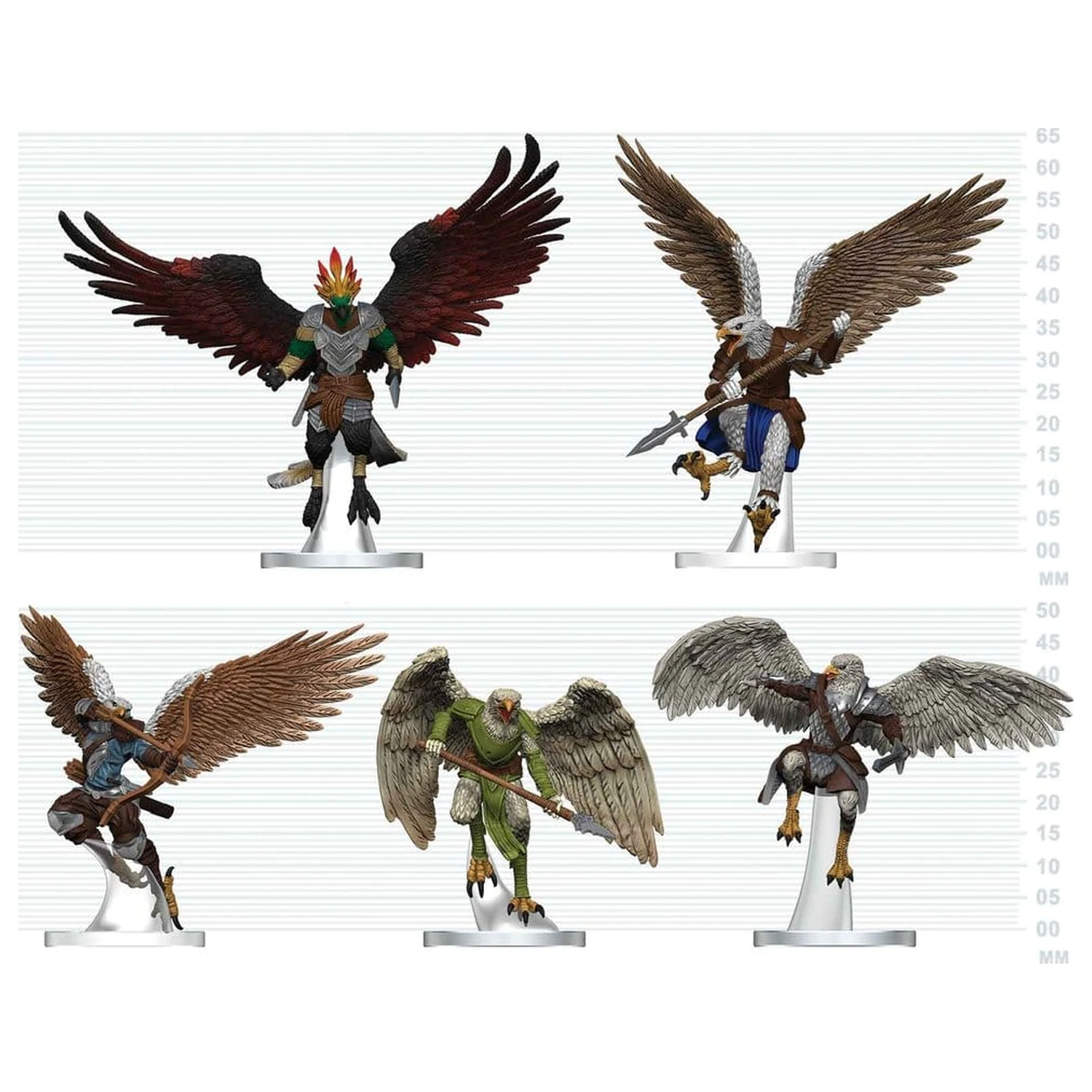 D&D Icons of the Realms Mini Figure Aarakocra Flock 20 cm fotografija proizvoda