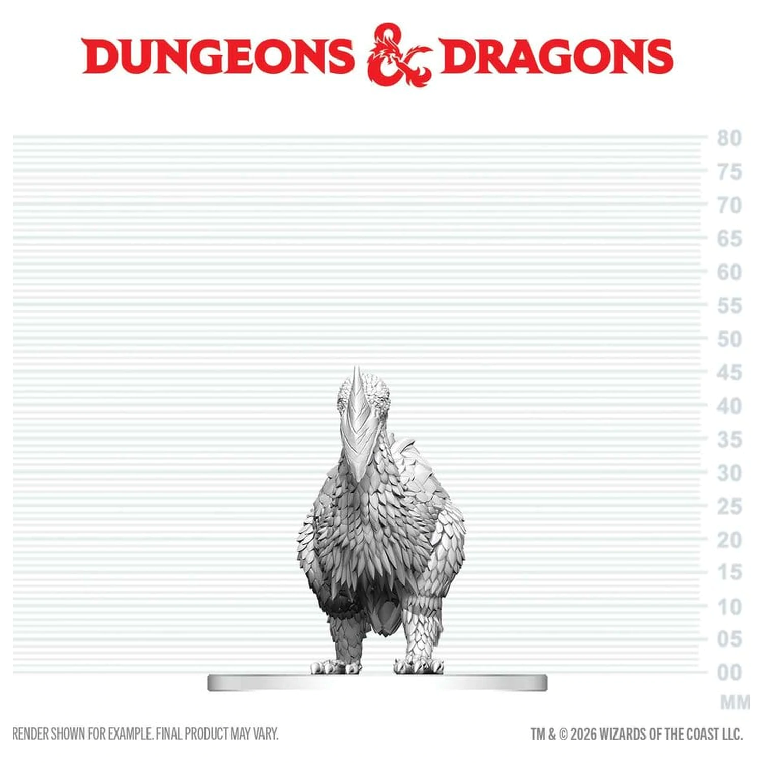 D&D Nolzur's Marvelous Miniatures mini figura Axe Beak fotografija proizvoda