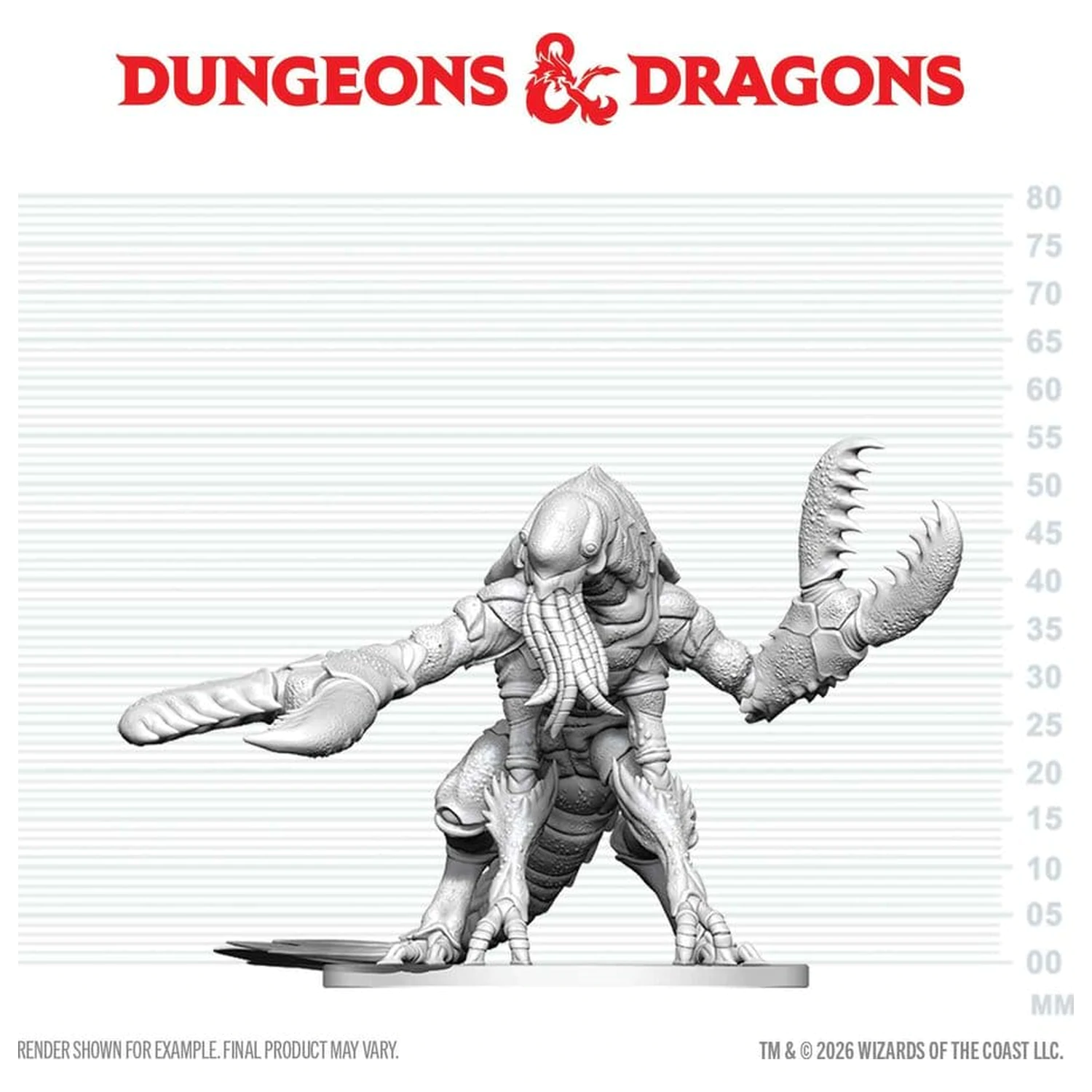 D&D Nolzur's Marvelous Miniatures mini figura Chuul fotografija proizvoda