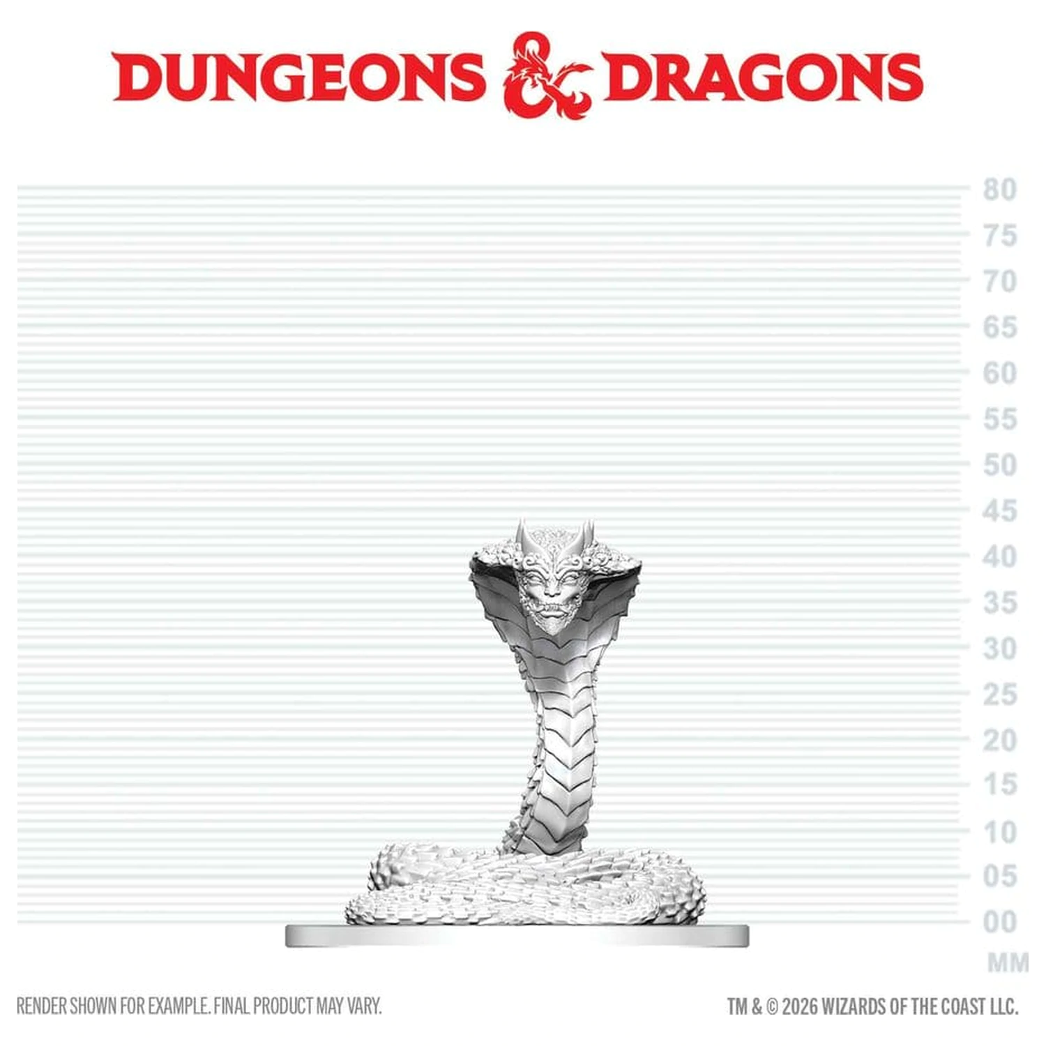 D&D Nolzur's Marvelous Miniatures Mini figura Guardian Naga fotografija proizvoda