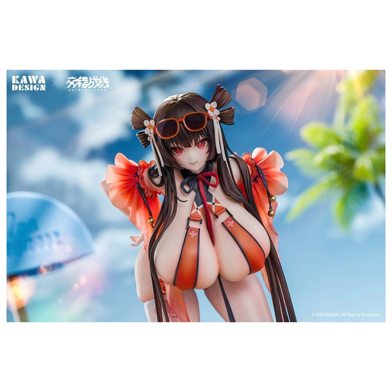 Daiblos Core PVC figura 1/6 Maree Rouge Rakubai no Utage Wet Ver. 25 cm fotografija proizvoda