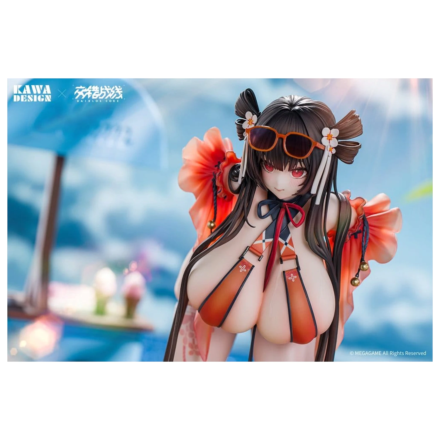Daiblos Core PVC figura 1/6 Maree Rouge Rakubai no Utage Wet Ver. 25 cm fotografija proizvoda