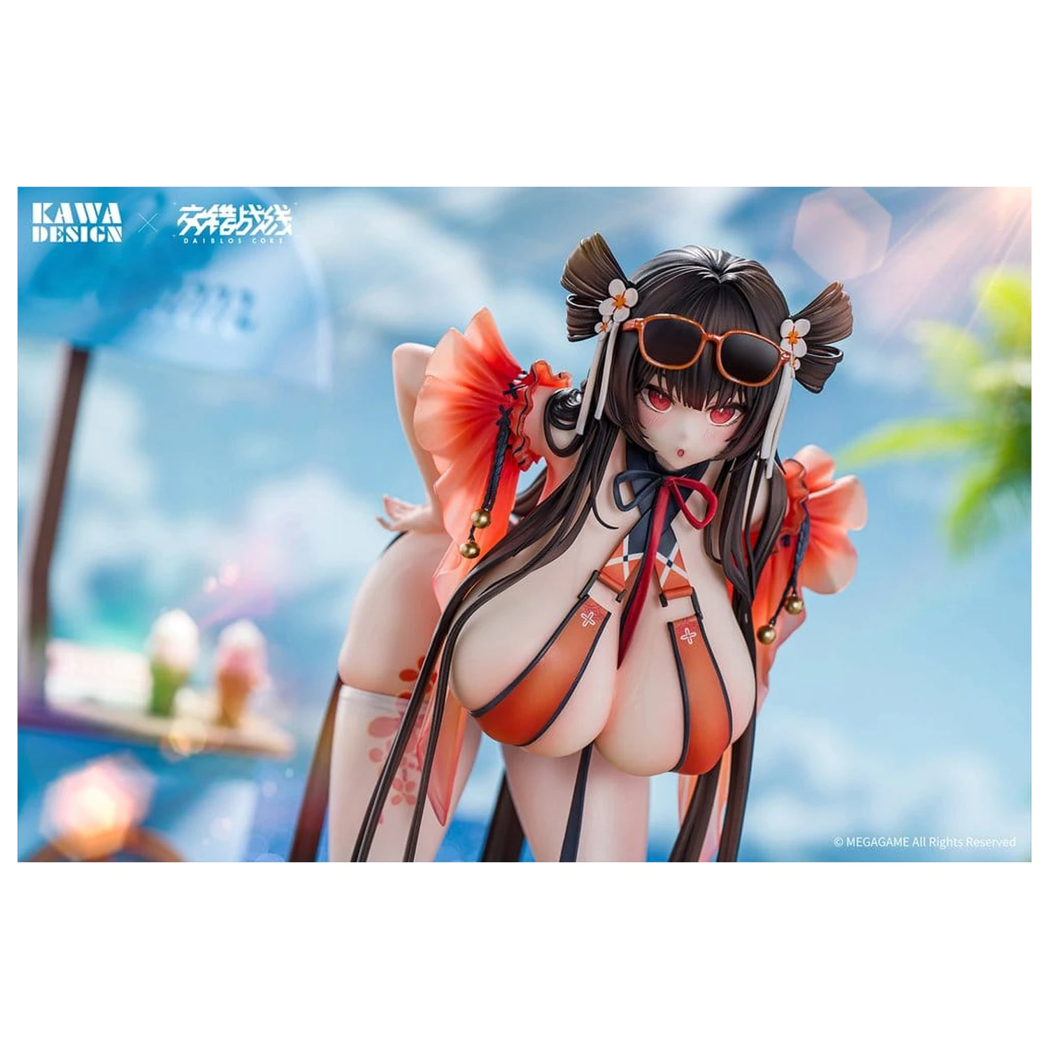 Daiblos Core PVC figura 1/6 Maree Rouge Rakubai no Utage Wet Ver. 25 cm fotografija proizvoda