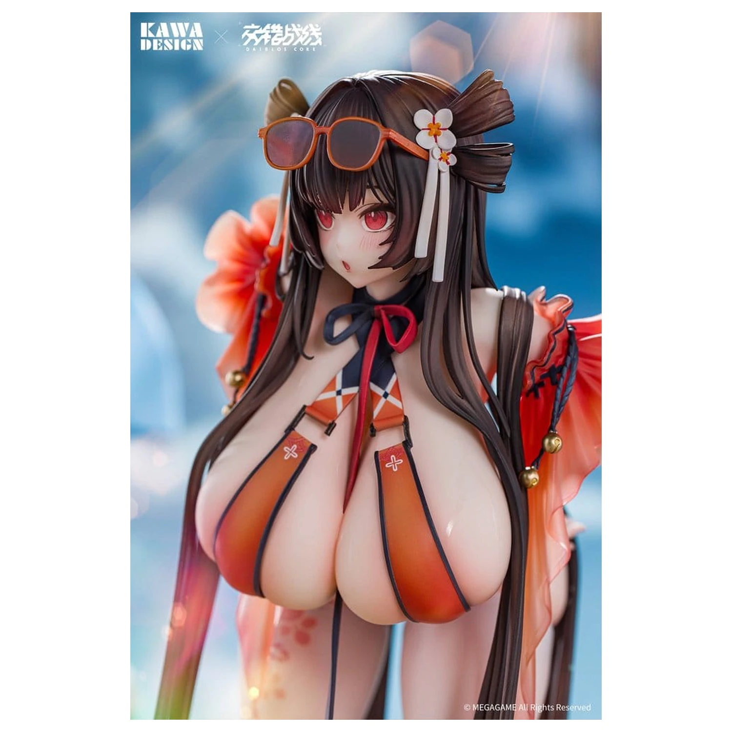 Daiblos Core PVC figura 1/6 Maree Rouge Rakubai no Utage Wet Ver. 25 cm fotografija proizvoda