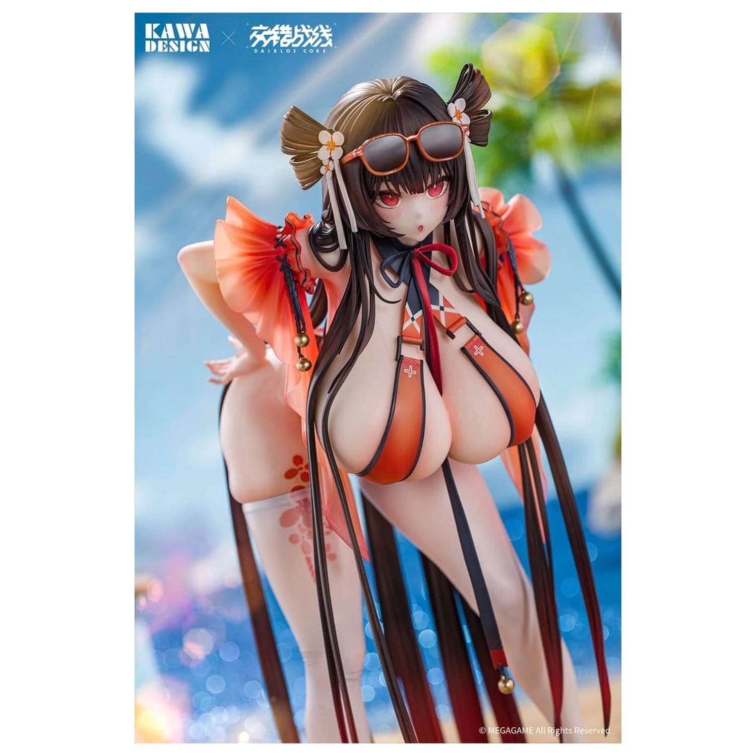 Daiblos Core PVC figura 1/6 Maree Rouge Rakubai no Utage Wet Ver. 25 cm fotografija proizvoda