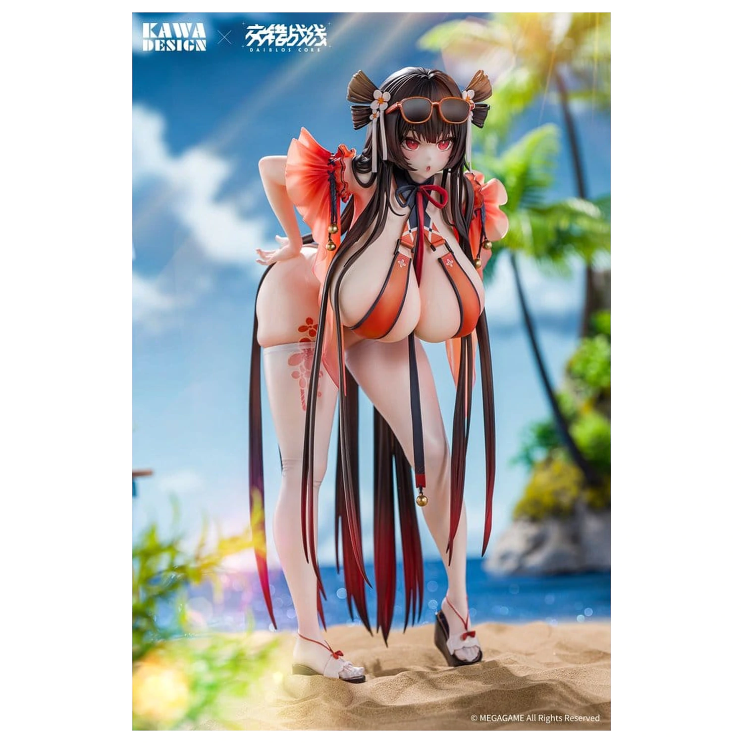 Daiblos Core PVC figura 1/6 Maree Rouge Rakubai no Utage Wet Ver. 25 cm fotografija proizvoda