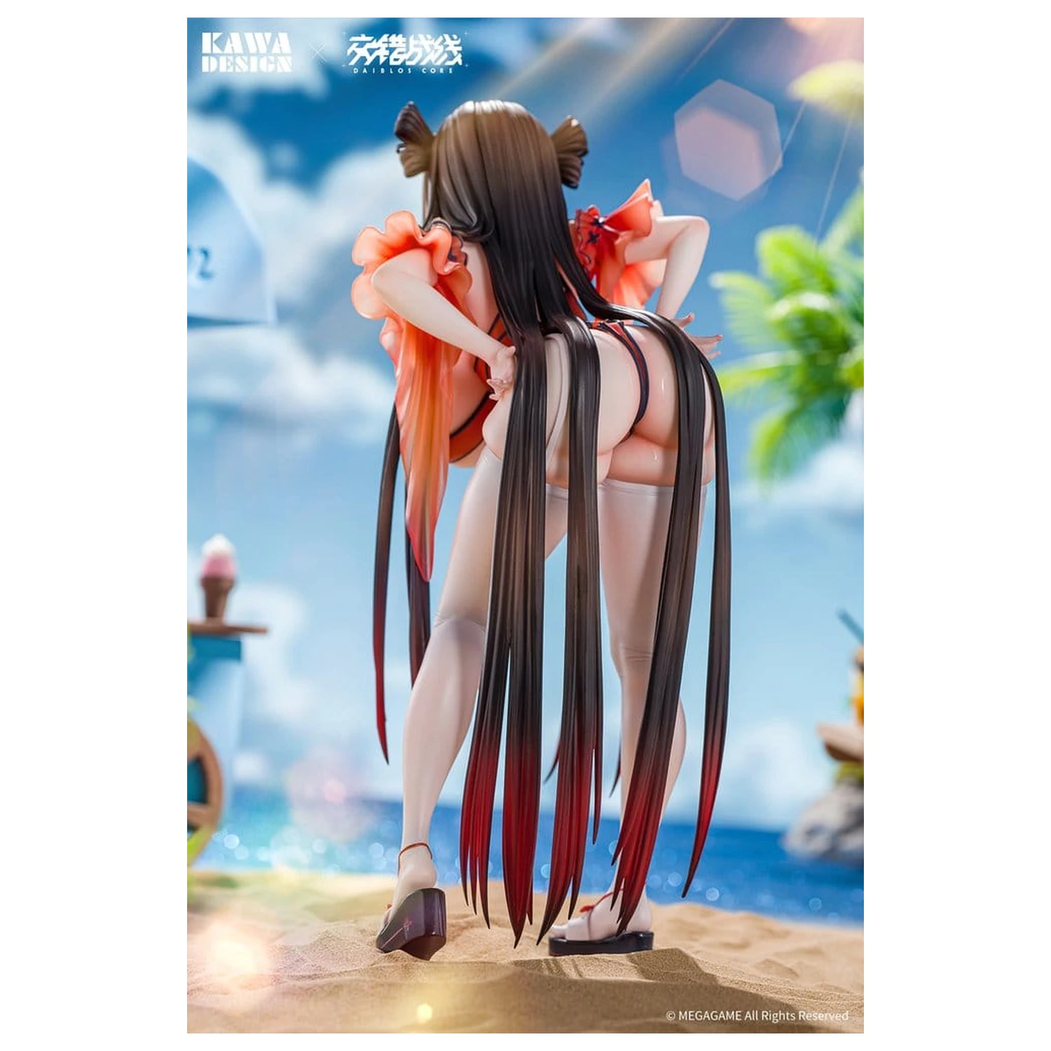 Daiblos Core PVC figura 1/6 Maree Rouge Rakubai no Utage Wet Ver. 25 cm fotografija proizvoda