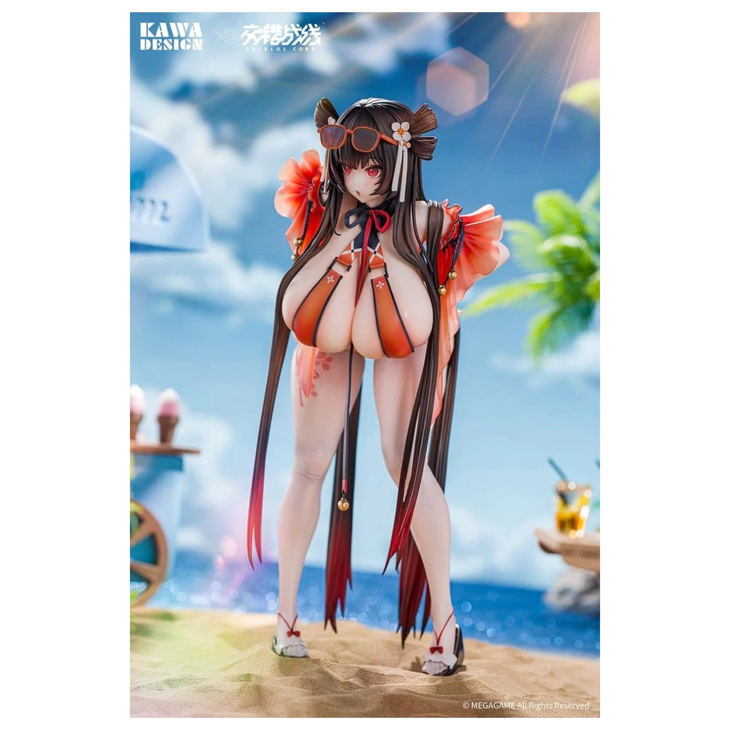 Daiblos Core PVC figura 1/6 Maree Rouge Rakubai no Utage Wet Ver. 25 cm fotografija proizvoda