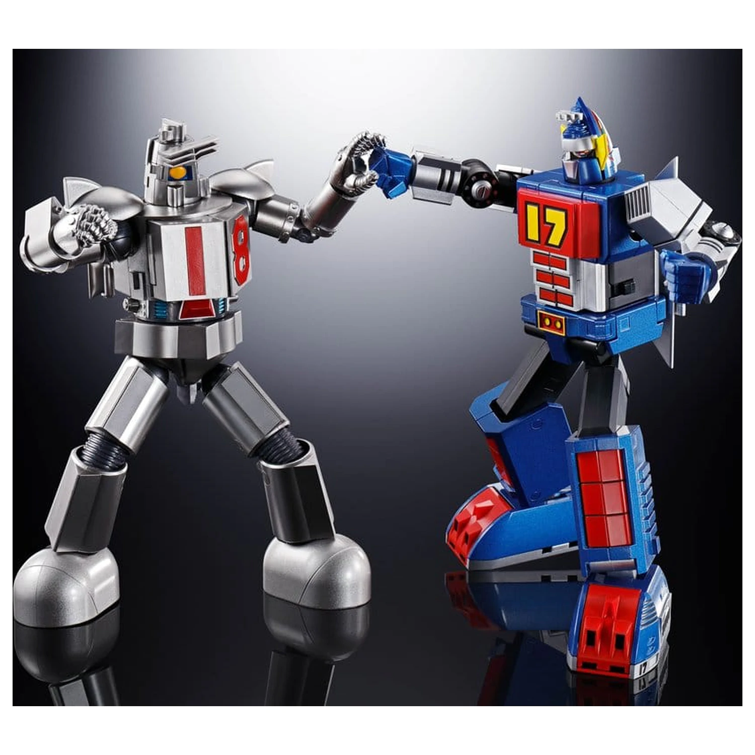 Daitetsujin 17 Soul of Chogokin lijevana figura GX-101S Daitetsujin 17 & 18 Graviton Box 18 cm fotografija proizvoda