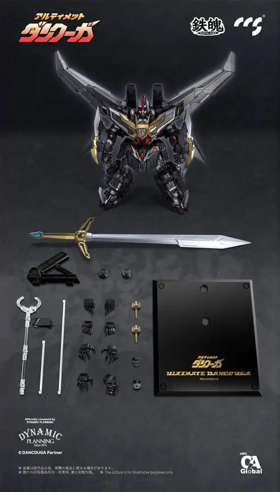 Dancouga Mortal Mind Series Akcijska figura Ultimate Dancouga 26 cm fotografija proizvoda