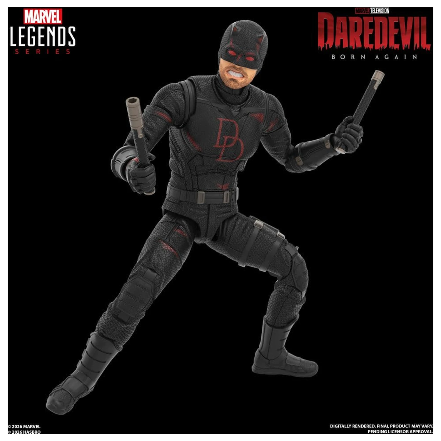 Daredevil: Born Again Marvel Legends akcijska figura dvostruko pakiranje Daredevil & Jessica Jones 15 cm fotografija proizvoda