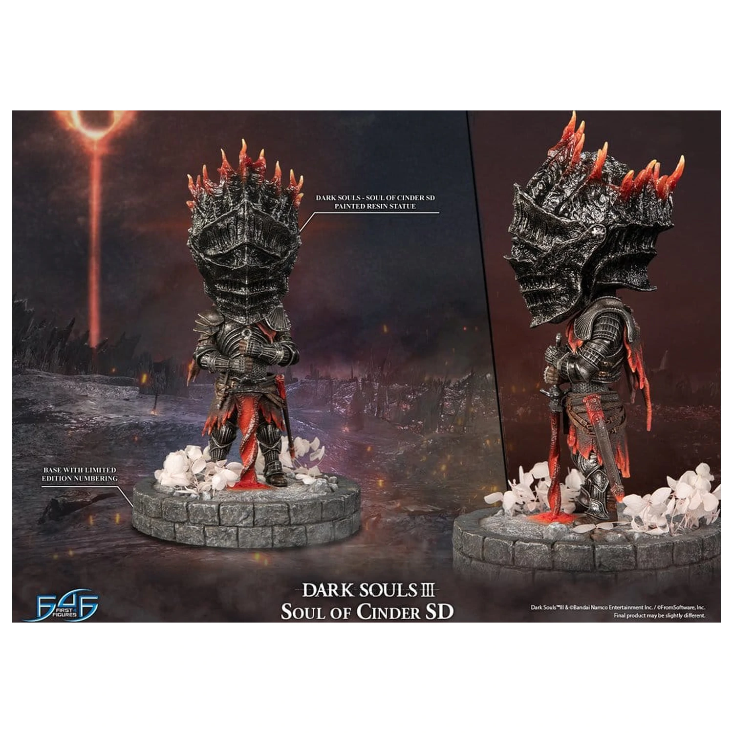 Dark Souls III smola statua Soul of Cinder SD 22 cm fotografija proizvoda