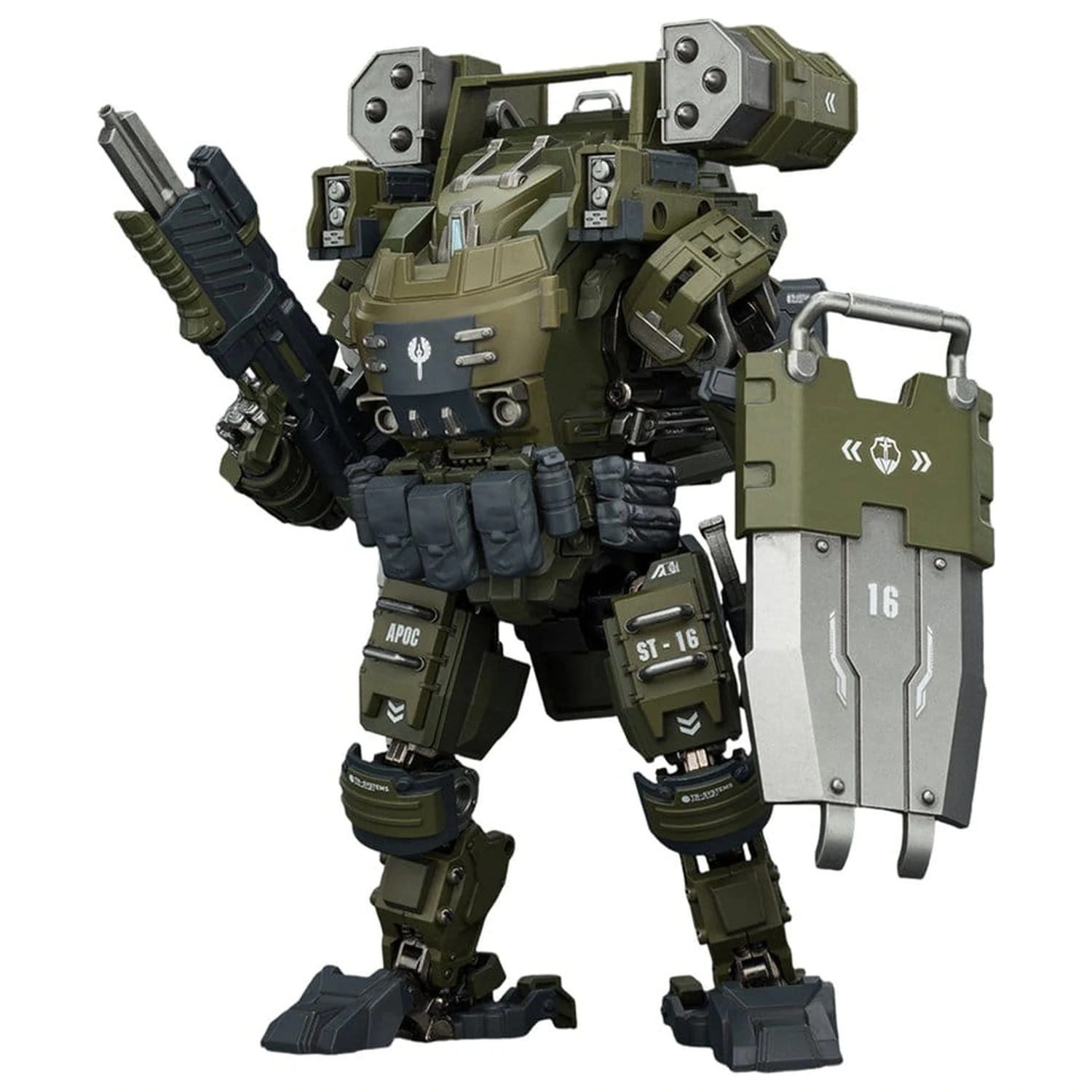 Dark Source akcijska figura 1/25 APOC Series Storm Surge Heavy Fire Assault Mech ST-8616 14 cm fotografija proizvoda