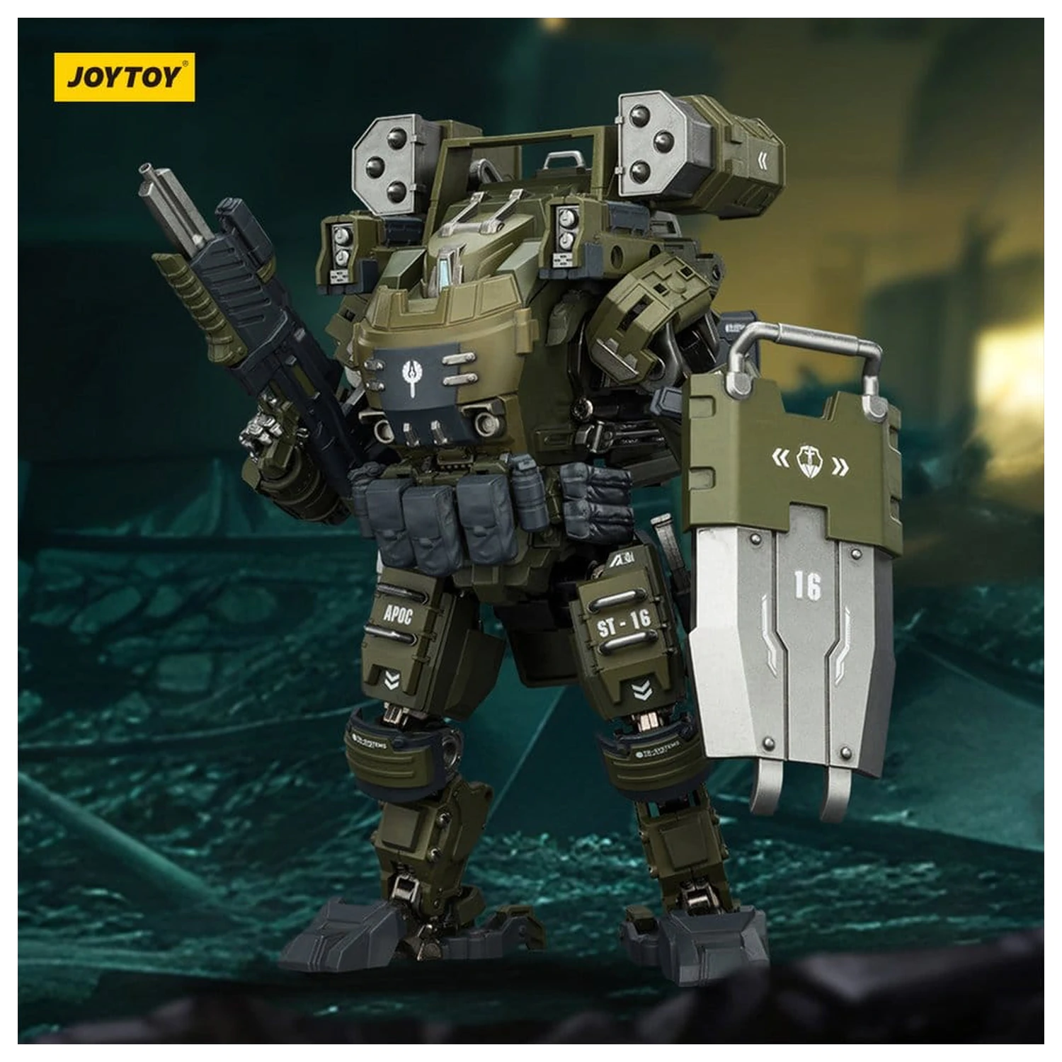 Dark Source akcijska figura 1/25 APOC Series Storm Surge Heavy Fire Assault Mech ST-8616 14 cm fotografija proizvoda