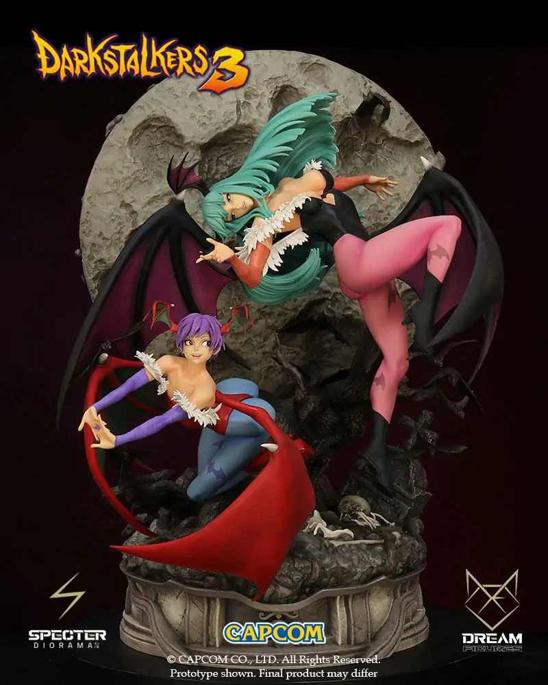 Darkstalkers 3 Specter diorama 1/6 Morrigan & Lilith 47 cm fotografija proizvoda