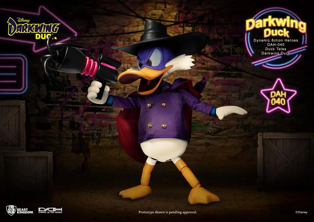 Darkwing Duck Dynamic 8ction Heroes akcijska figura 1/9 Darkwing Duck 16 cm fotografija proizvoda