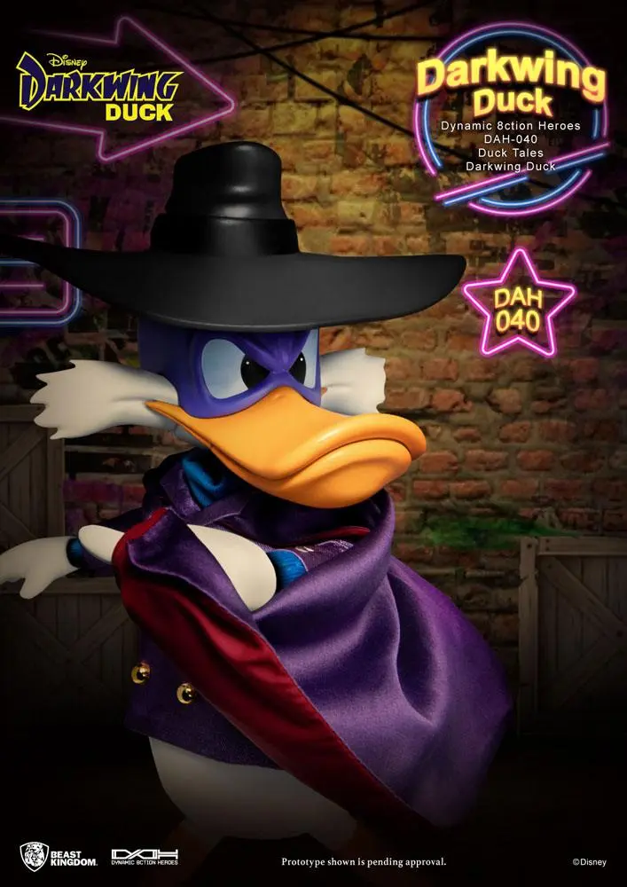 Darkwing Duck Dynamic 8ction Heroes akcijska figura 1/9 Darkwing Duck 16 cm fotografija proizvoda