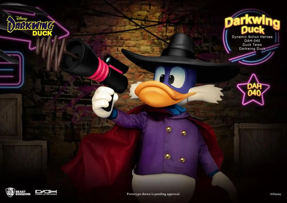 Darkwing Duck Dynamic 8ction Heroes akcijska figura 1/9 Darkwing Duck 16 cm fotografija proizvoda