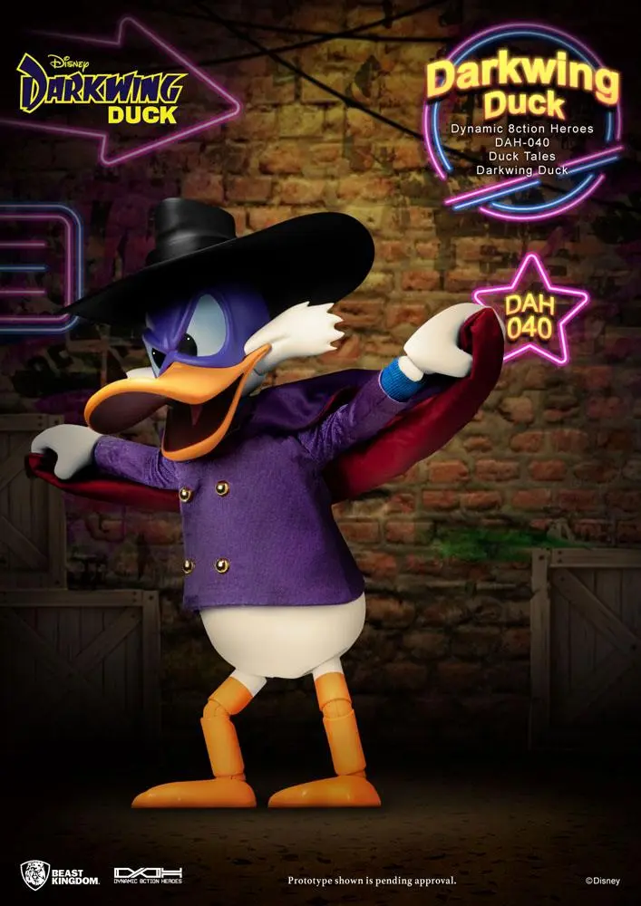 Darkwing Duck Dynamic 8ction Heroes akcijska figura 1/9 Darkwing Duck 16 cm fotografija proizvoda