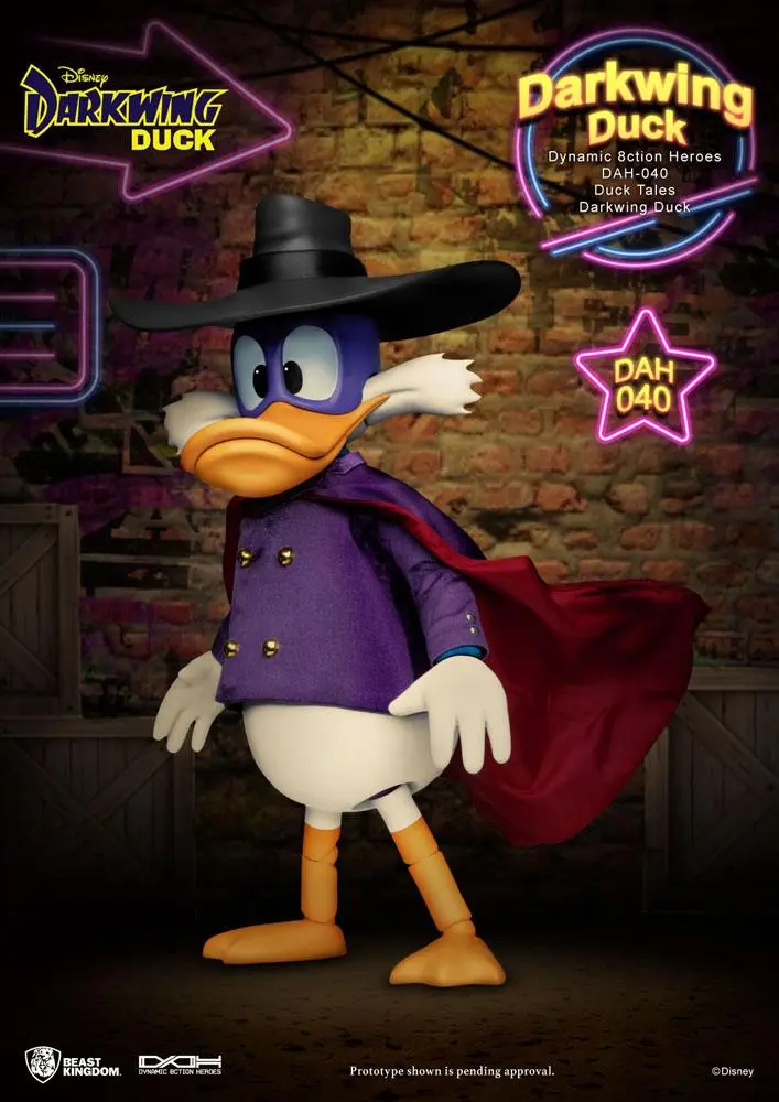 Darkwing Duck Dynamic 8ction Heroes akcijska figura 1/9 Darkwing Duck 16 cm fotografija proizvoda