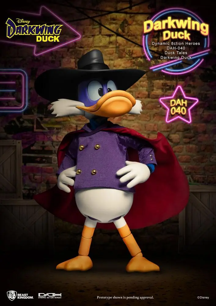 Darkwing Duck Dynamic 8ction Heroes akcijska figura 1/9 Darkwing Duck 16 cm fotografija proizvoda