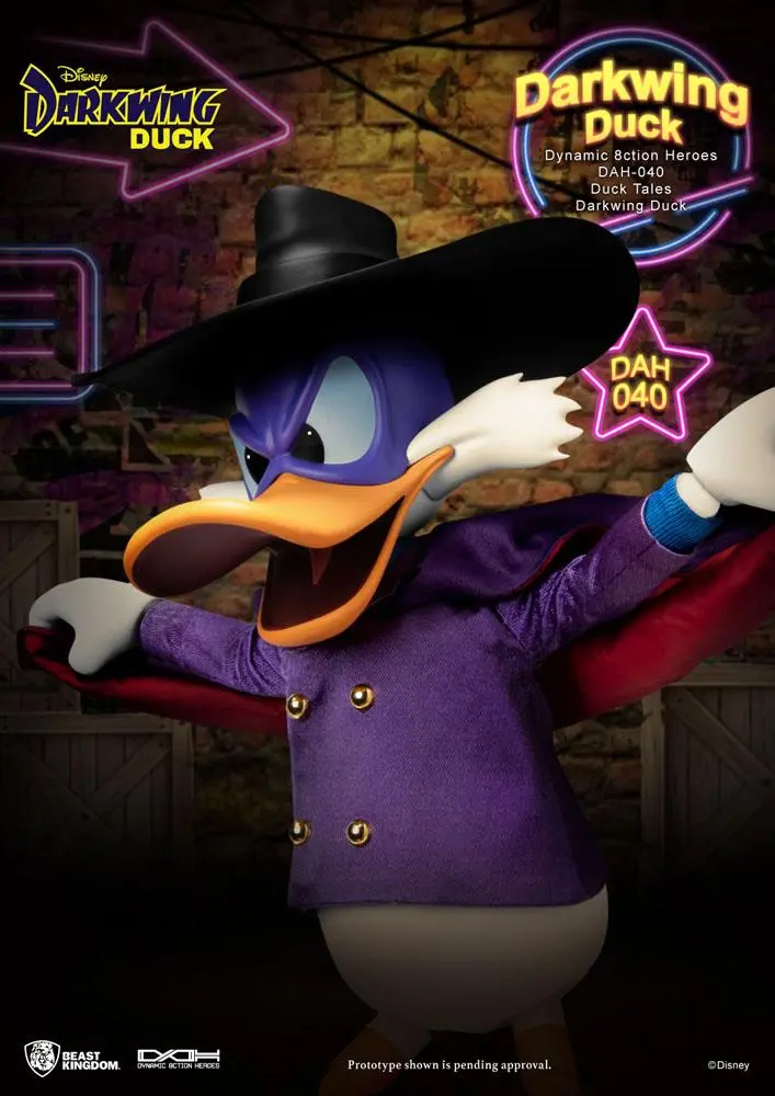 Darkwing Duck Dynamic 8ction Heroes akcijska figura 1/9 Darkwing Duck 16 cm fotografija proizvoda