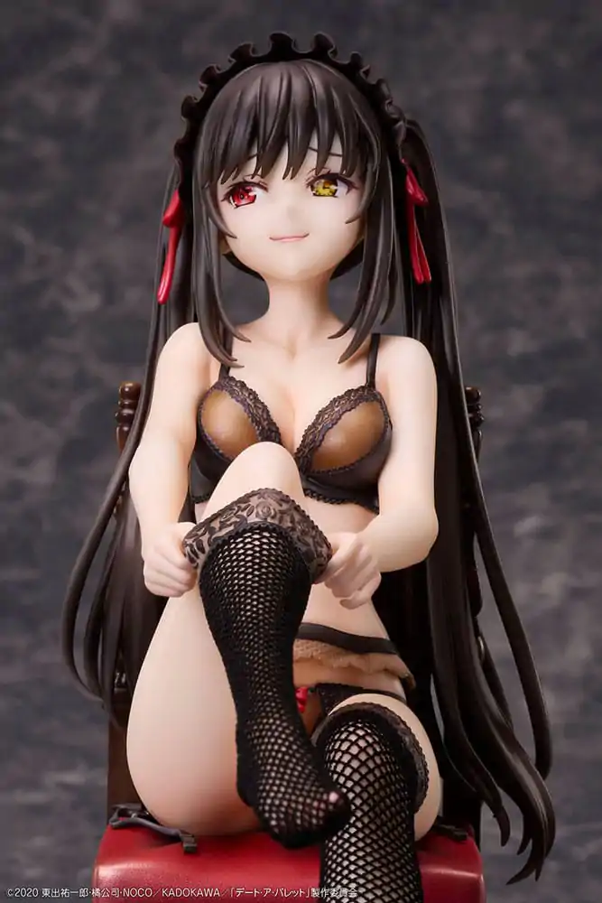 Date A Bullet PVC Figurice 1/7 Kurumi Tokisaki & White Queen 17 cm fotografija proizvoda