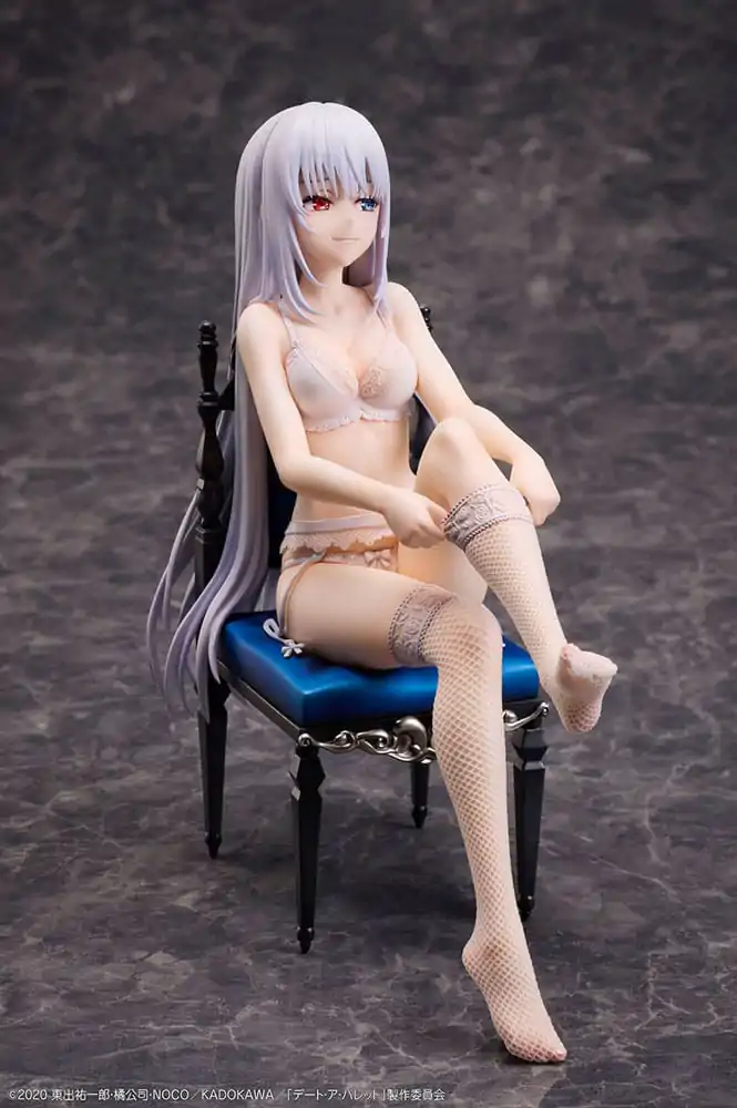 Date A Bullet PVC Figurice 1/7 Kurumi Tokisaki & White Queen 17 cm fotografija proizvoda