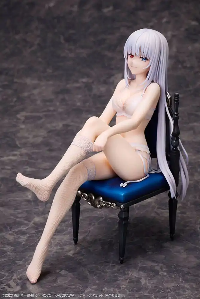 Date A Bullet PVC Figurice 1/7 Kurumi Tokisaki & White Queen 17 cm fotografija proizvoda