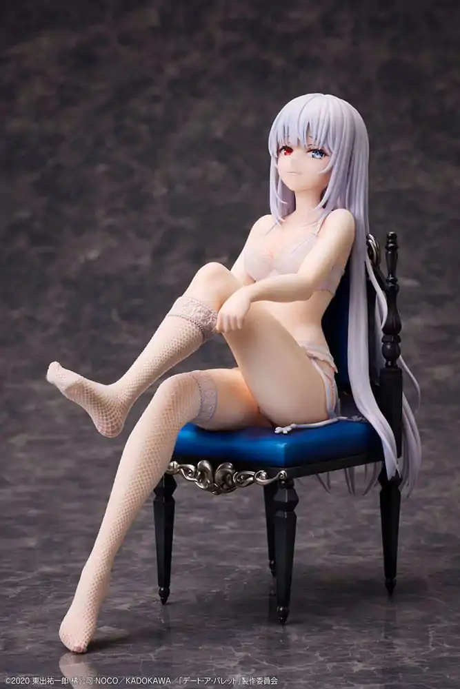 Date A Bullet PVC Figurice 1/7 Kurumi Tokisaki & White Queen 17 cm fotografija proizvoda