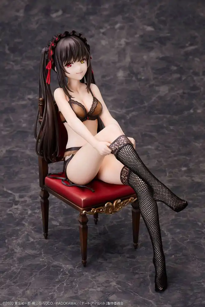 Date A Bullet PVC Figurice 1/7 Kurumi Tokisaki & White Queen 17 cm fotografija proizvoda