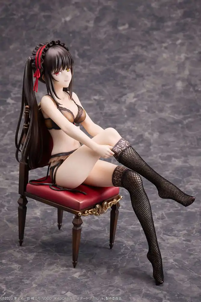 Date A Bullet PVC Figurice 1/7 Kurumi Tokisaki & White Queen 17 cm fotografija proizvoda