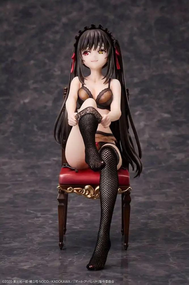 Date A Bullet PVC Figurice 1/7 Kurumi Tokisaki & White Queen 17 cm fotografija proizvoda