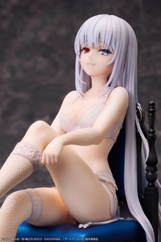 Date A Bullet PVC Figurice 1/7 Kurumi Tokisaki & White Queen 17 cm fotografija proizvoda