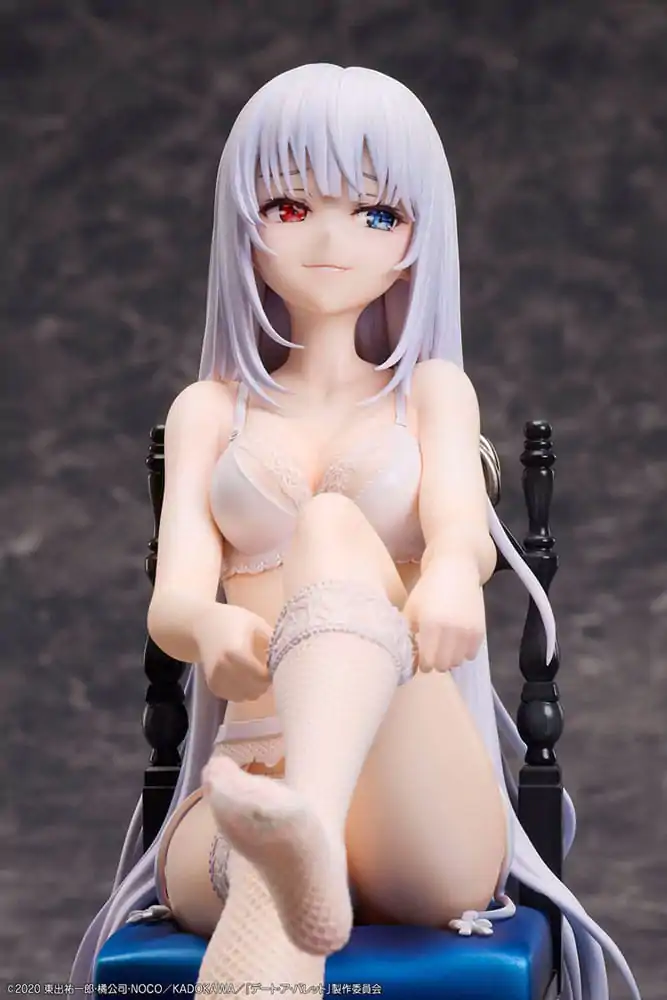 Date A Bullet PVC Figurice 1/7 Kurumi Tokisaki & White Queen 17 cm fotografija proizvoda