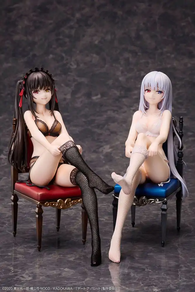 Date A Bullet PVC Figurice 1/7 Kurumi Tokisaki & White Queen 17 cm fotografija proizvoda