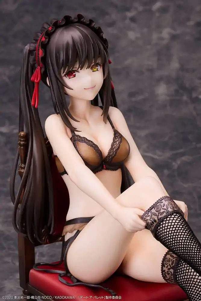 Date A Bullet PVC Figurice 1/7 Kurumi Tokisaki & White Queen 17 cm fotografija proizvoda