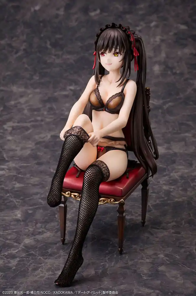 Date A Bullet PVC Figurice 1/7 Kurumi Tokisaki & White Queen 17 cm fotografija proizvoda