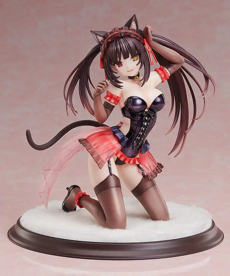 Date A Live Kip 1/7 Kurumi Tokisaki Cat Ears Ver. 17 cm fotografija proizvoda