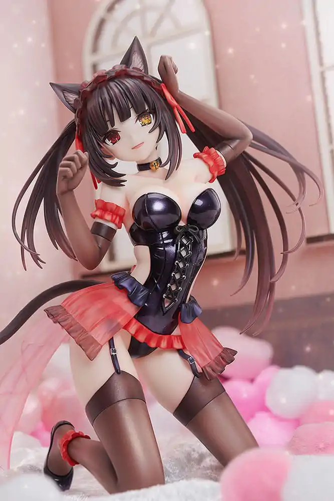 Date A Live Kip 1/7 Kurumi Tokisaki Cat Ears Ver. 17 cm fotografija proizvoda